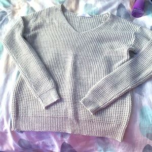 Gray cute loungewear sweater